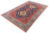 Kazak Blue Hand Knotted 66 X 102  Area Rug 700-145885 Thumb 2