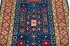 Kazak Blue Runner Hand Knotted 27 X 120 Area Rug 700-145887 Thumb 4
