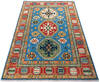 Kazak Blue Hand Knotted 40 X 60  Area Rug 700-145888 Thumb 1