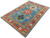 Kazak Blue Hand Knotted 40 X 60  Area Rug 700-145888 Thumb 2