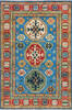 Kazak Blue Hand Knotted 40 X 60  Area Rug 700-145888 Thumb 0