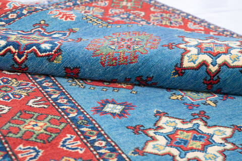 Kazak Blue Hand Knotted 40 X 58 Area Rug 700-145889 Image 5