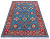 Kazak Blue Hand Knotted 40 X 58  Area Rug 700-145889 Thumb 1