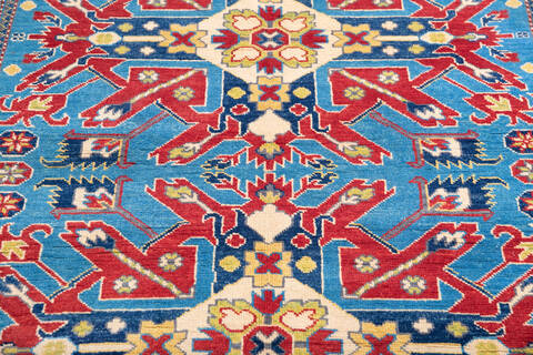 Kazak Blue Hand Knotted 40 X 59 Area Rug 700-145891 Image 3