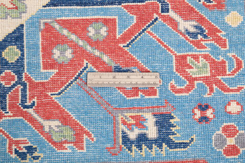 Kazak Blue Hand Knotted 40 X 59 Area Rug 700-145891 Image 6