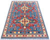 Kazak Blue Hand Knotted 40 X 59 Area Rug 700-145891 Thumb 1