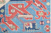 Kazak Blue Hand Knotted 40 X 59 Area Rug 700-145891 Thumb 6