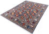 Chobi Grey Hand Knotted 80 X 101 Area Rug 700-145894 Thumb 2