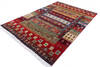 Chobi Red Hand Knotted 59 X 80  Area Rug 700-145896 Thumb 2