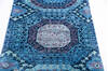 Chobi Blue Runner Hand Knotted 27 X 910  Area Rug 700-145898 Thumb 3