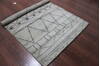 Moroccan Grey Hand Knotted 40 X 60  Area Rug 902-145899 Thumb 1