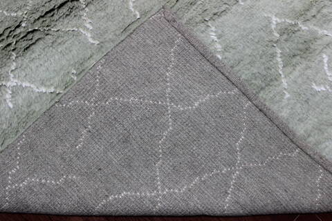 Moroccan Grey Hand Knotted 40 X 60 Area Rug 902-145901 Image 2