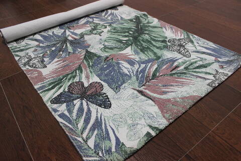 Modern-Contemporary Multicolor Flat Woven 23 X 40 Area Rug 902-145908 Image 2