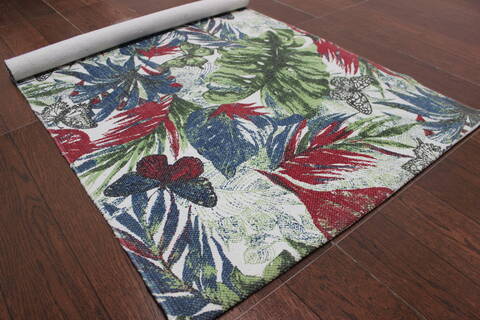 Modern-Contemporary Multicolor Flat Woven 23 X 40 Area Rug 902-145910 Image 2