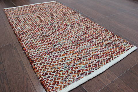 Geometric Multicolor Flat Woven 23 X 40 Area Rug 902-145913 Image 4
