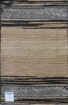 Indian Geometric Multicolor Rectangle 3x5 ft Cotton and Jute Carpet 145917