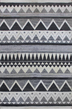 Indian Geometric Multicolor Rectangle 3x5 ft Cotton and Jute Carpet 145927