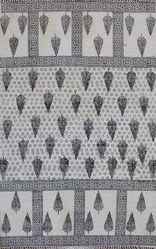 Geometric Multicolor Flat Woven 4'0" X 6'0"  Area Rug 902-145929