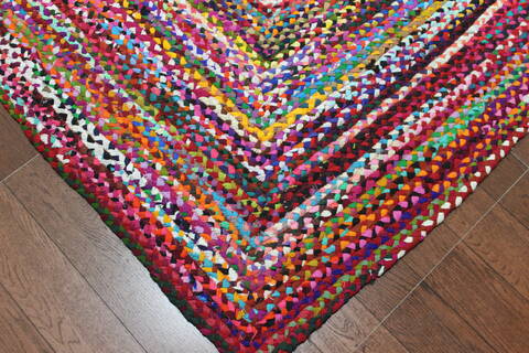 Geometric Multicolor Flat Woven 40 X 60  Area Rug 902-145933 Image 1