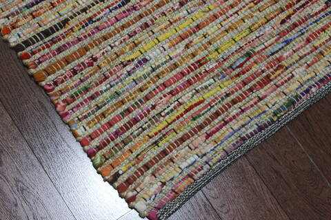 Geometric Multicolor Flat Woven 40 X 60 Area Rug 902-145939 Image 1