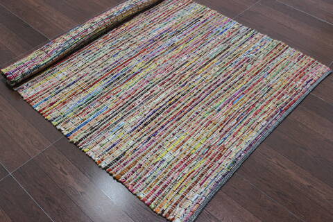 Geometric Multicolor Flat Woven 40 X 60 Area Rug 902-145939 Image 2