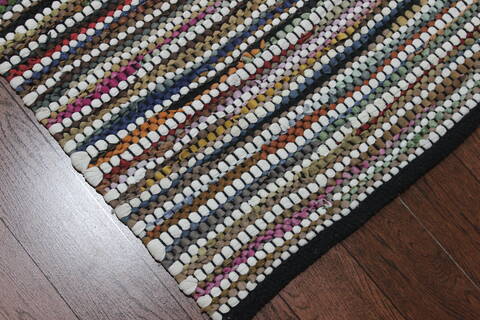 Geometric Multicolor Flat Woven 46 X 66 Area Rug 902-145943 Image 2