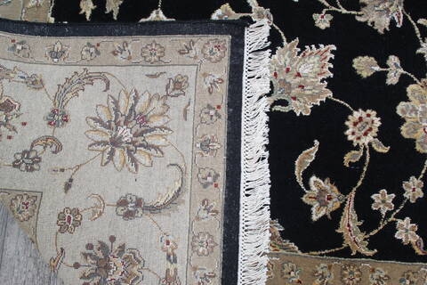 Jaipur Black Hand Knotted 90 X 120 Area Rug 905-145949 Image 10