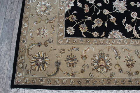 Jaipur Black Hand Knotted 90 X 120 Area Rug 905-145949 Image 2