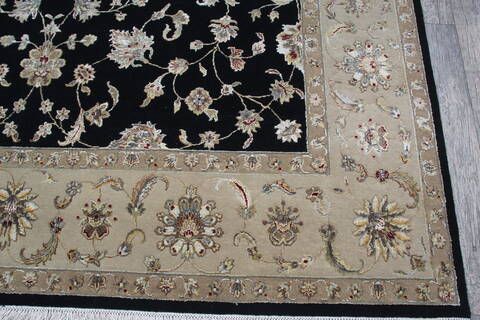Jaipur Black Hand Knotted 90 X 120 Area Rug 905-145949 Image 3