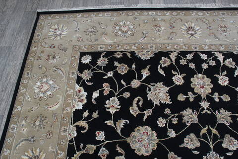 Jaipur Black Hand Knotted 90 X 120 Area Rug 905-145949 Image 5