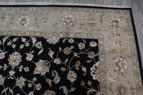 Jaipur Black Hand Knotted 90 X 120 Area Rug 905-145949 Image 6