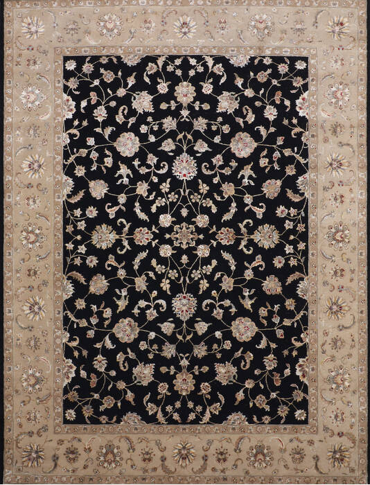 Jaipur Black Hand Knotted 90 X 120 Area Rug 905-145949 Image 0