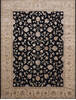 Jaipur Black Hand Knotted 90 X 120 Area Rug 905-145949 Thumb 0