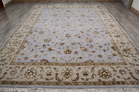 Jaipur Blue Hand Knotted 91 X 123 Area Rug 905-145950 Image 1