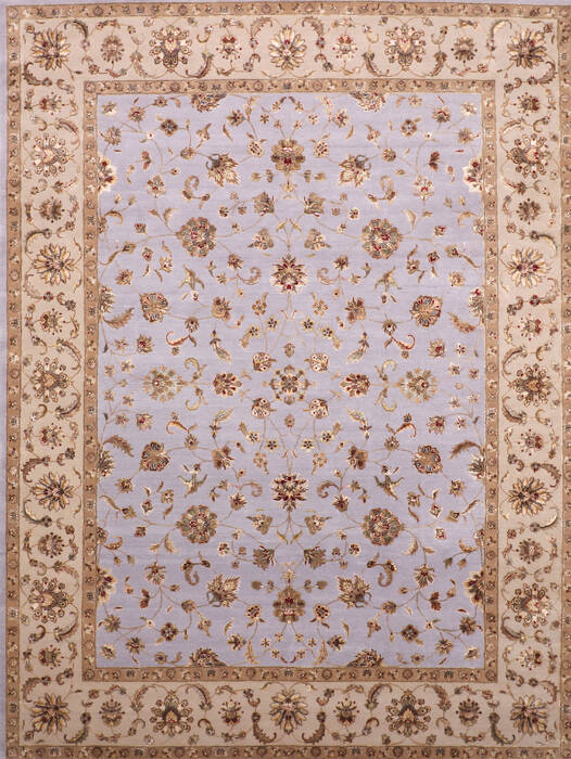 Jaipur Blue Hand Knotted 91 X 123 Area Rug 905-145950 Image 0