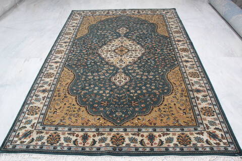 Mahi Blue Hand Knotted 60 X 90 Area Rug 905-145952 Image 8
