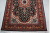 Kashan Black Hand Knotted 40 X 60 Area Rug 905-145954 Thumb 2