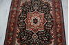 Kashan Black Hand Knotted 40 X 60  Area Rug 905-145954 Thumb 3