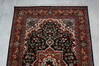 Kashan Black Hand Knotted 40 X 60  Area Rug 905-145954 Thumb 4