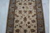 Jaipur White Runner Hand Knotted 29 X 79  Area Rug 905-145955 Thumb 5