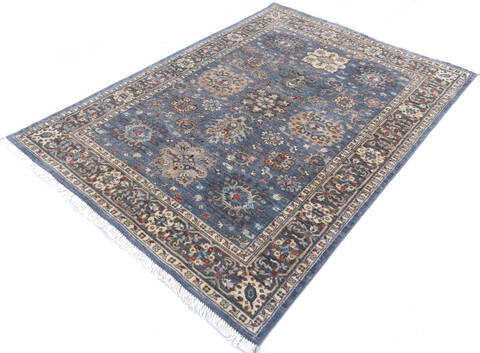 Chobi Grey Hand Knotted 410 X 67 Area Rug 700-145959 Image 2