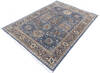 Chobi Grey Hand Knotted 410 X 67  Area Rug 700-145959 Thumb 2