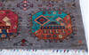 Chobi Grey Hand Knotted 53 X 61 Area Rug 700-145961 Thumb 4