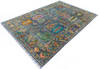 Chobi Grey Hand Knotted 58 X 83 Area Rug 700-145962 Thumb 2