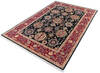 Chobi Black Hand Knotted 68 X 98  Area Rug 700-145967 Thumb 2