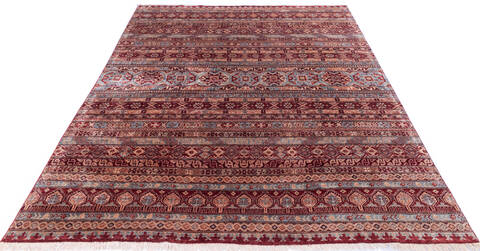 Chobi Red Hand Knotted 80 X 911 Area Rug 700-145973 Image 1