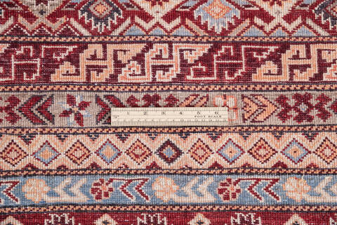 Chobi Red Hand Knotted 80 X 911 Area Rug 700-145973 Image 6