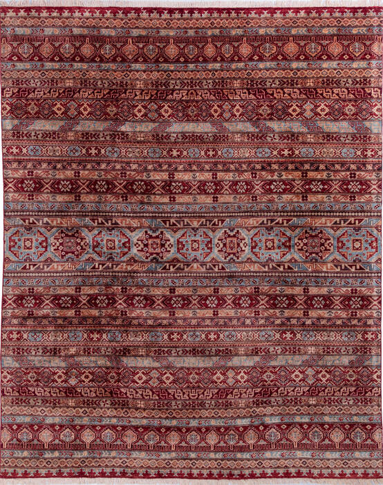 Chobi Red Hand Knotted 80 X 911 Area Rug 700-145973 Image 0