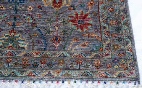 Chobi Grey Hand Knotted 40 X 64 Area Rug 700-145975 Image 4