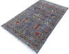 Chobi Grey Hand Knotted 40 X 64 Area Rug 700-145975 Thumb 2